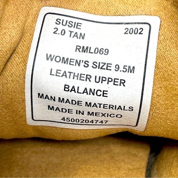 Reva by Justin "Susie" Leather Sneakers – Brown & White – Size 9.5 - Picture 9 of 11